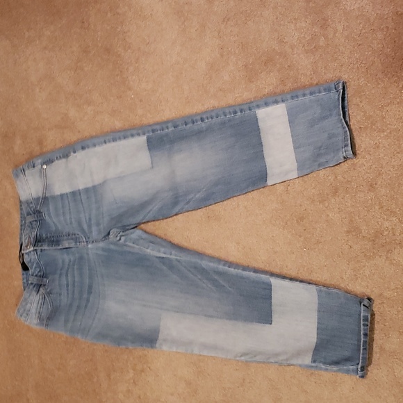 Simply Vera Vera Wang Denim - Simply Vera Patchwork Jeans straight leg